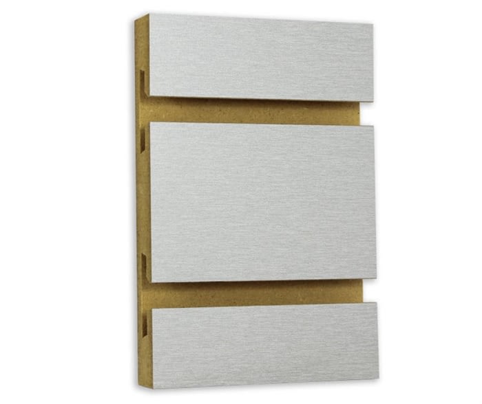 Brushed Aluminum  Slatwall